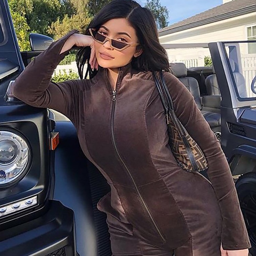 Brown jumpsuit